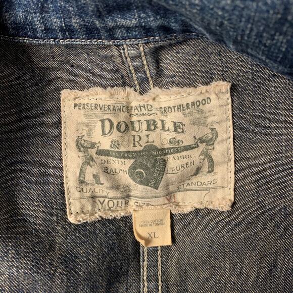 RRL by RALPH LAUREN Size XL Indigo Wash Denim Jumpsuit - Picture 5 of 5